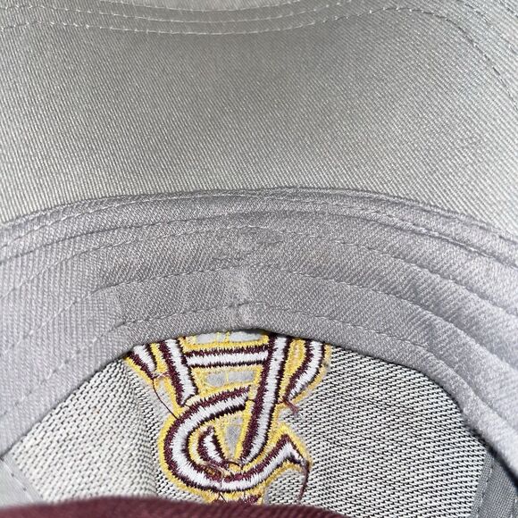 Nike Team Arizona State ASU Adjustable Hat Cap Y2K Maroon Gold Logo Swoosh - Picture 11 of 14